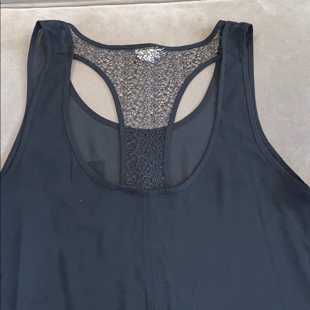 Love Riche Sheer/lace Racerback tank - Picture 5 of 8